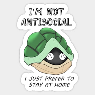 NOT ANTISOCIAL Sticker